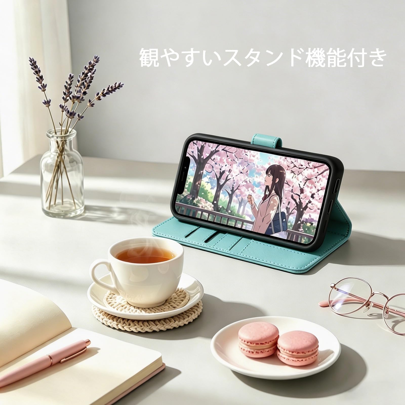 Amazon.co.jp: 【ZQQCONIG】OPPO A3 5G A4020P 対応 手帳型ケース